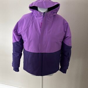 All in Motion Two-Tone Purple Kids Puffer Jacket